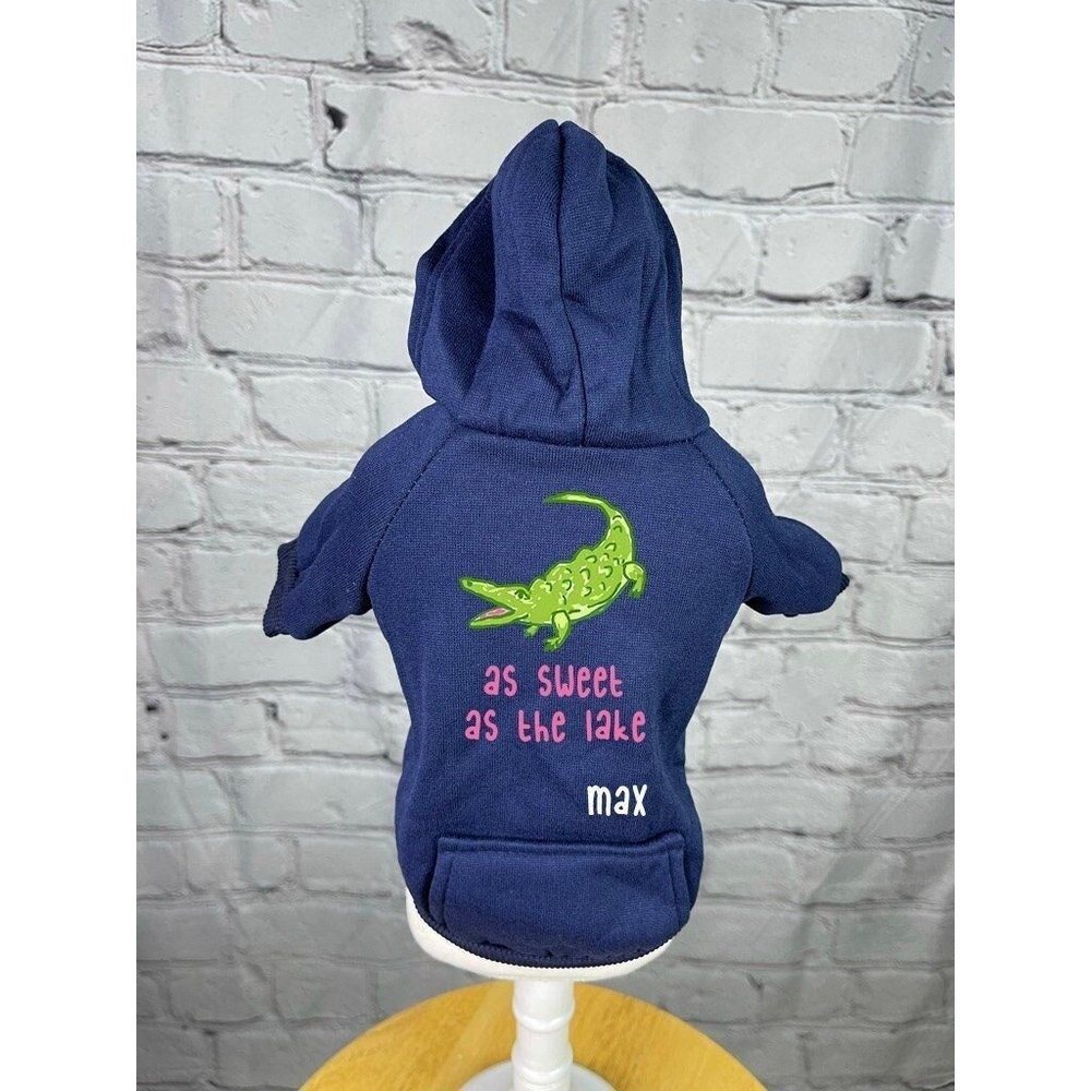 Lake life Dog Hoodie size M and L